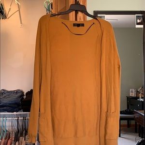 Mustard cardigan